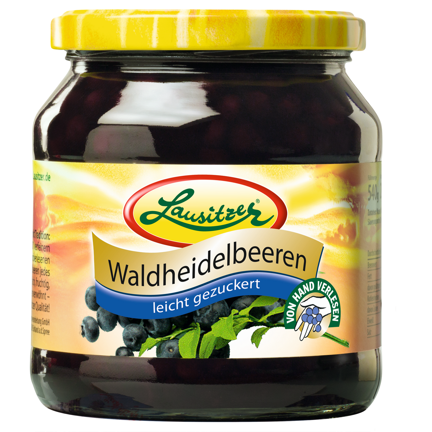 Lausitzer Waldheidelbeeren 580ml