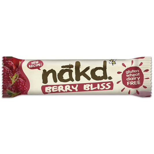 nakd Fruit & Nut Frühstücksriegel Berry Bliss je 30g im 4er Pack